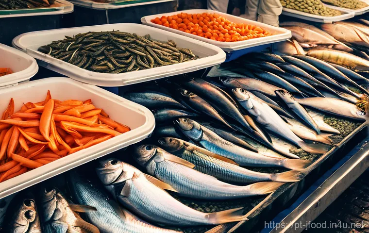 스시용 생선 종류 - Here are three detailed image prompts in English, keeping in mind the guidelines provided: